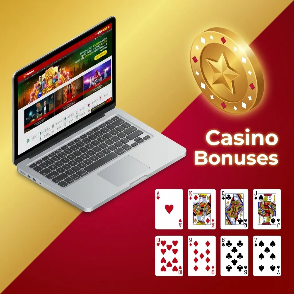 Casino promotions page showing welcome bonus, slot cashback, and live dealer reload bonus offers with terms