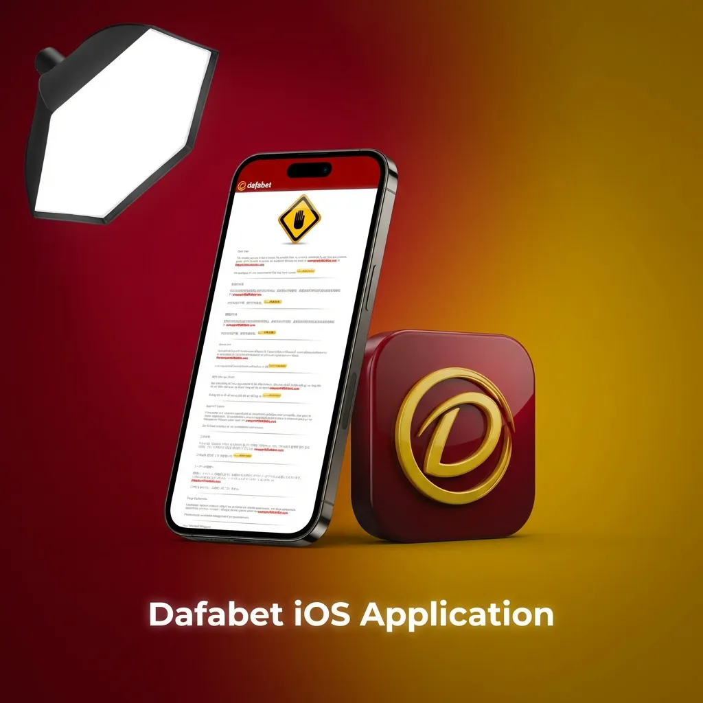 Dafabet iOS app icon on iPhone screen, compatible with iOS 11.0+, showing sports betting and casino gaming interface