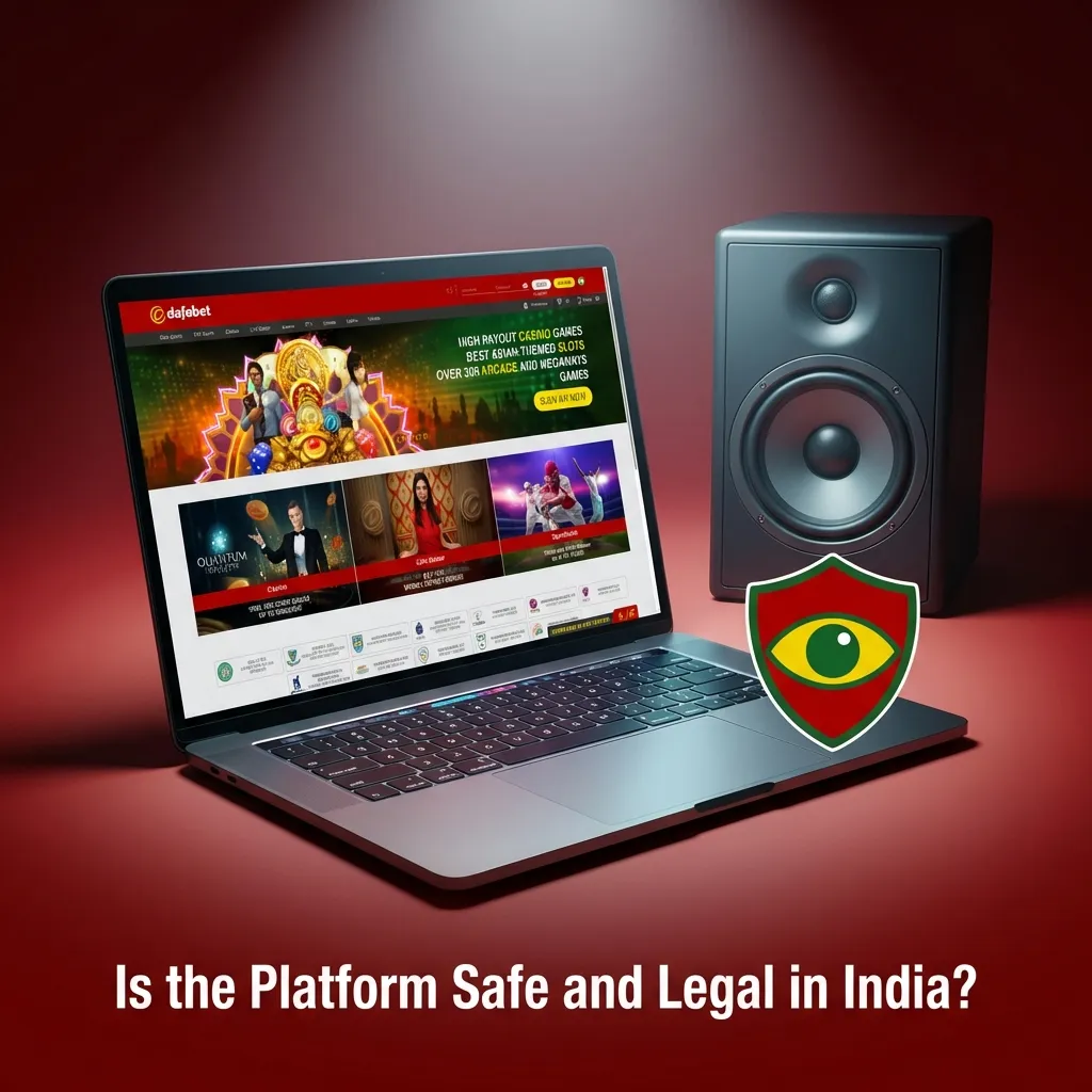 Dafabet legal license certificate and SSL security badge showing compliance with international gaming standards