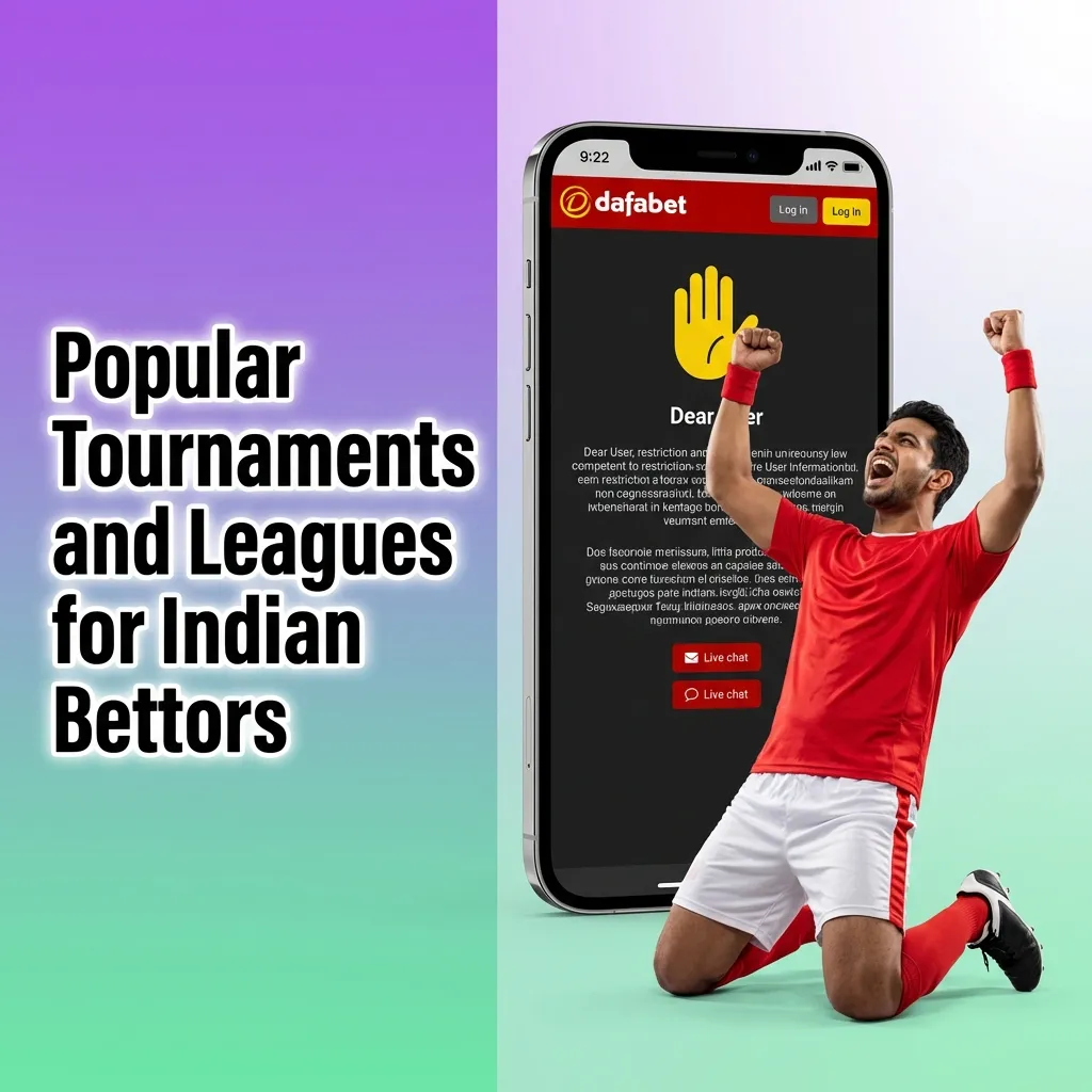 Indian bettors placing bets on popular football tournaments including FIFA World Cup, Premier League, and Indian Super League
