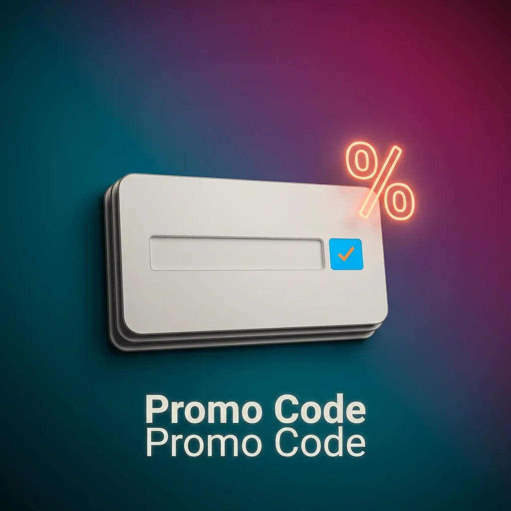 Person entering promo code on mobile device to claim bonus offer during online registration or deposit process