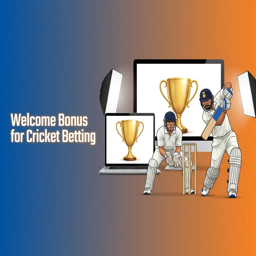 Cricket betting welcome bonus: 160% first deposit match up to INR 16,000 for new users with wagering requirements.