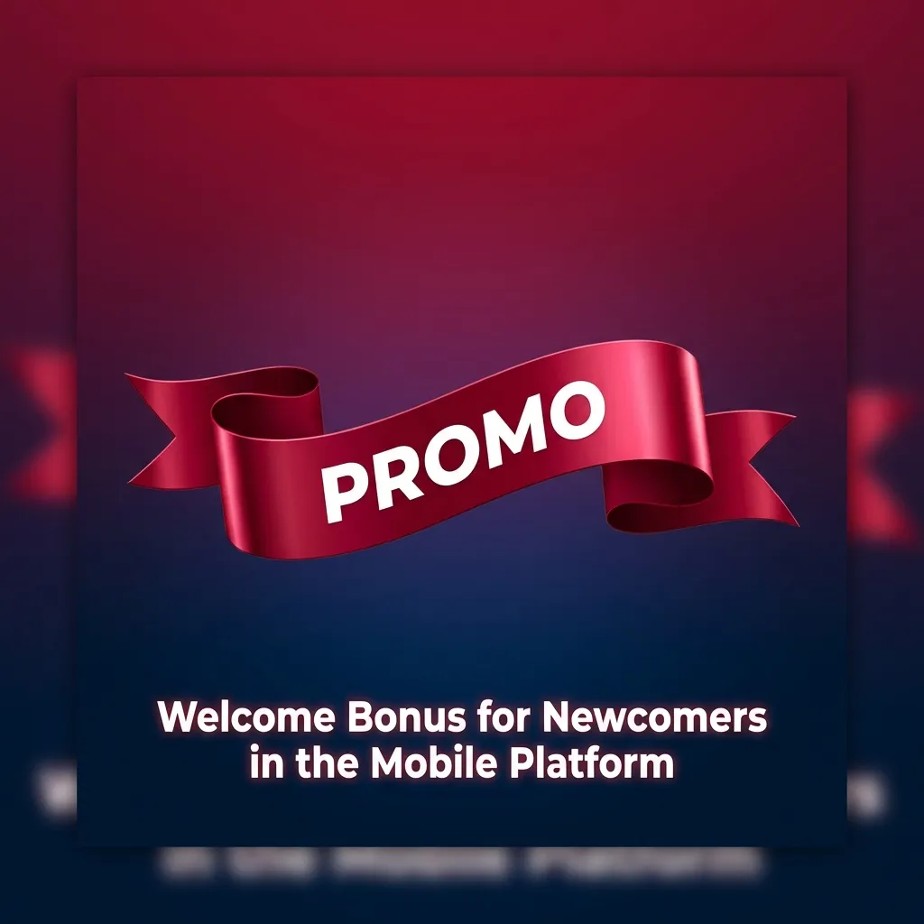 Mobile platform welcome screen showing sports and casino bonus options for new users with deposit offers