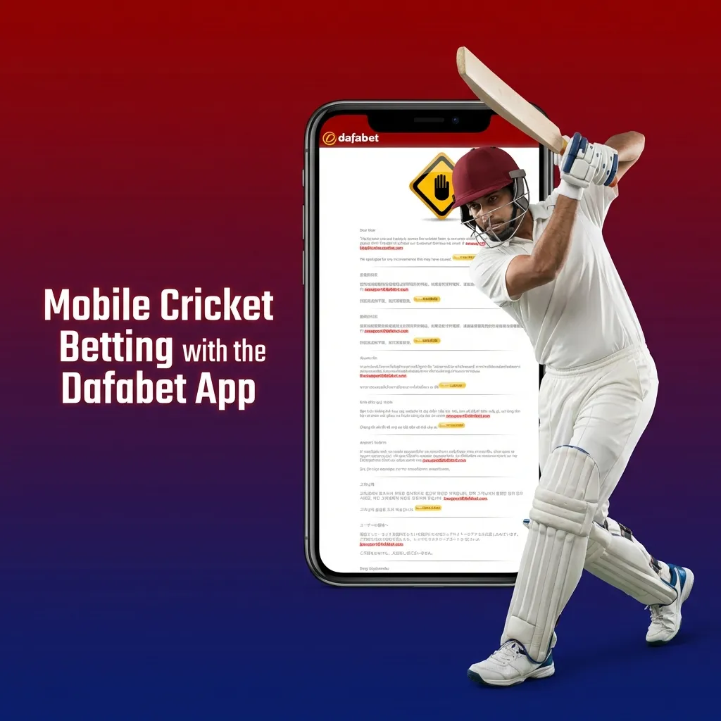 Person using smartphone to place cricket bets on Dafabet mobile app showing live odds and betting markets